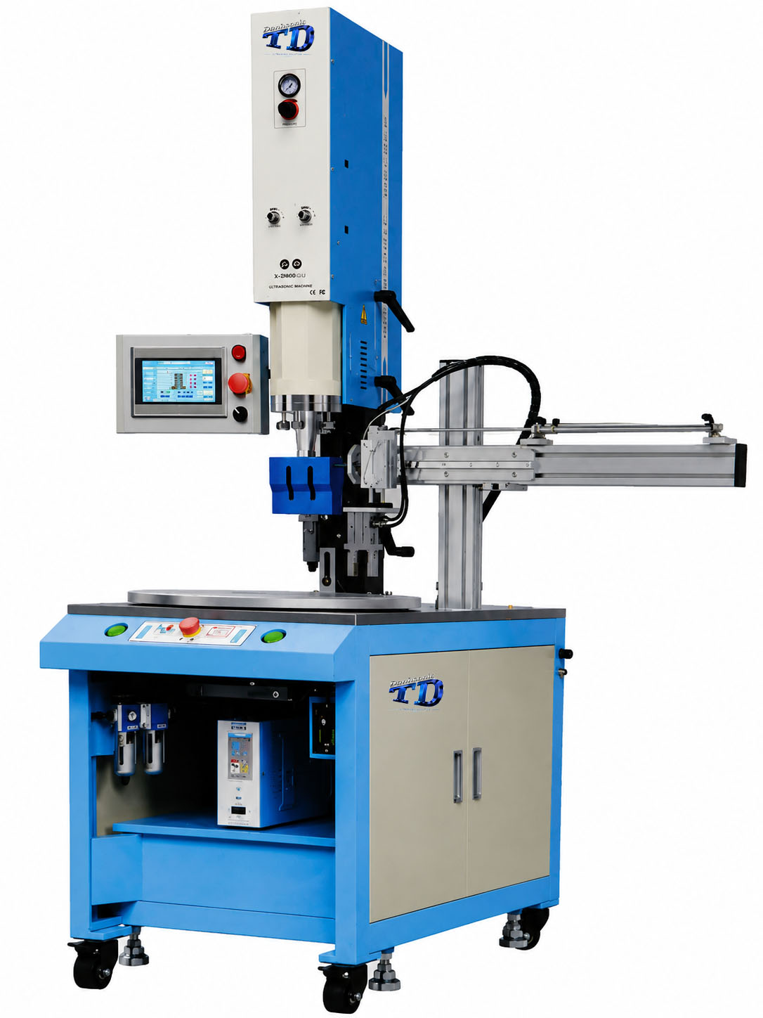 Máy hàn nhựa mâm xoay 15khz 2600w – Ultrasonic Plastic Welding TDPL-LO3000